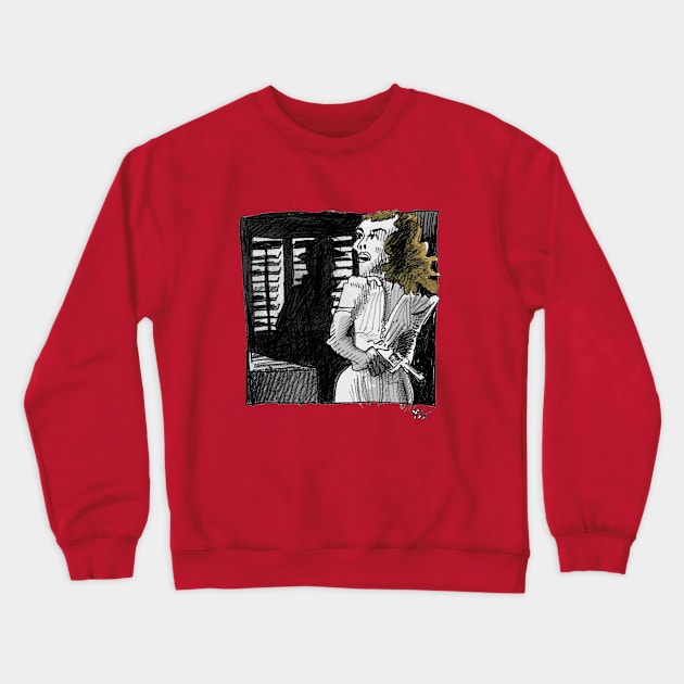 Noir Moment Crewneck Sweatshirt by SPINADELIC